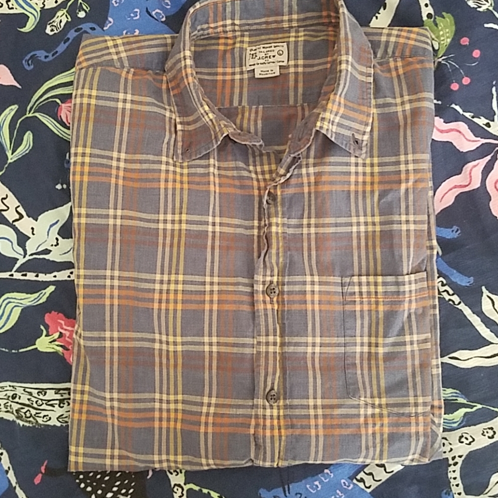 J.Crew slim fit plaid shirt